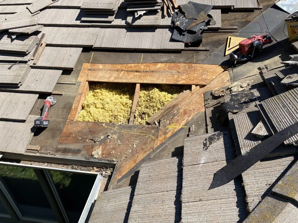 Slide of Galaxy Roofing