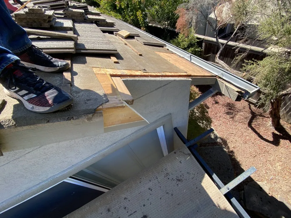 Slide of Galaxy Roofing