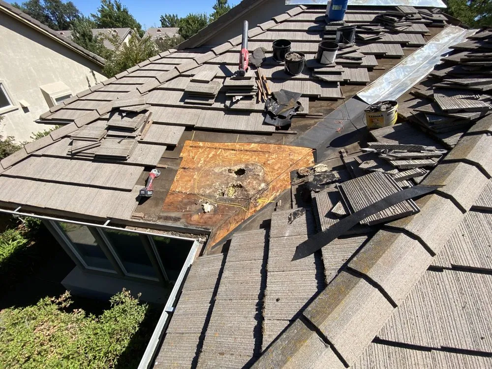 Slide of Galaxy Roofing