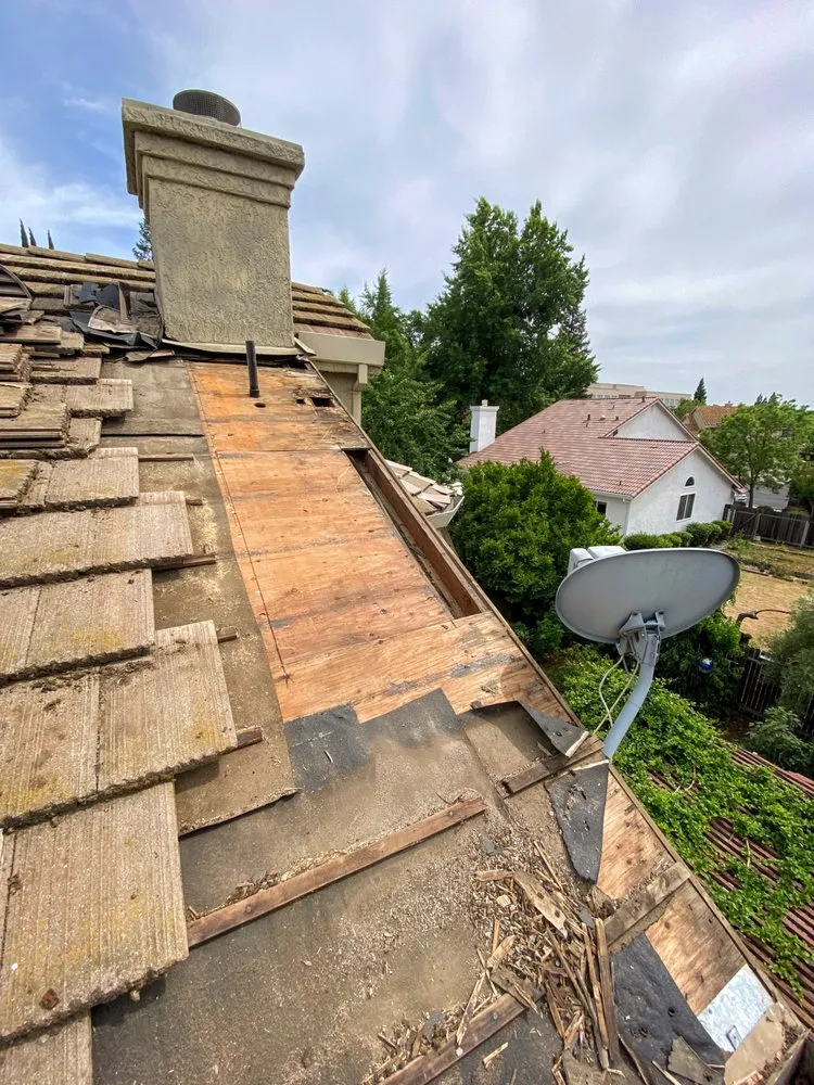 Slide of Galaxy Roofing