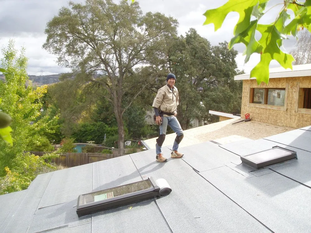 Slide of Galaxy Roofing