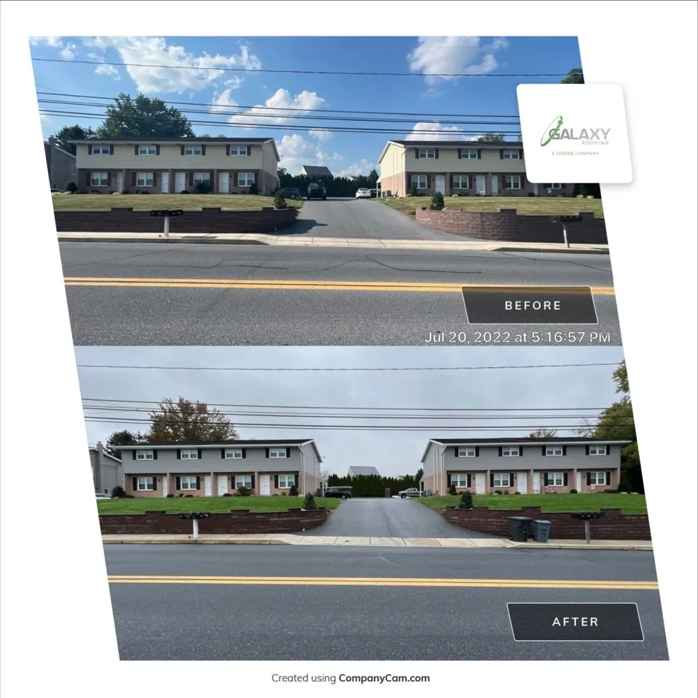 Slide of Galaxy Roofing