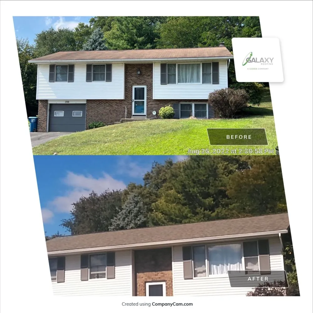 Slide of Galaxy Roofing