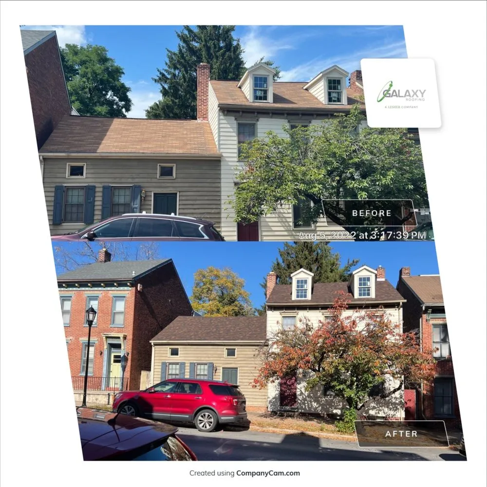 Slide of Galaxy Roofing