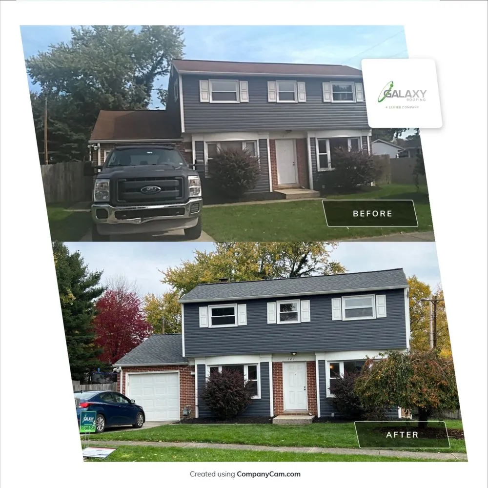 Slide of Galaxy Roofing