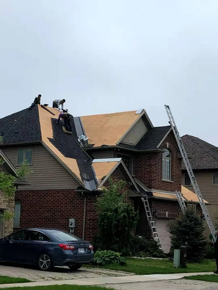 Slide of Galaxy Roofing