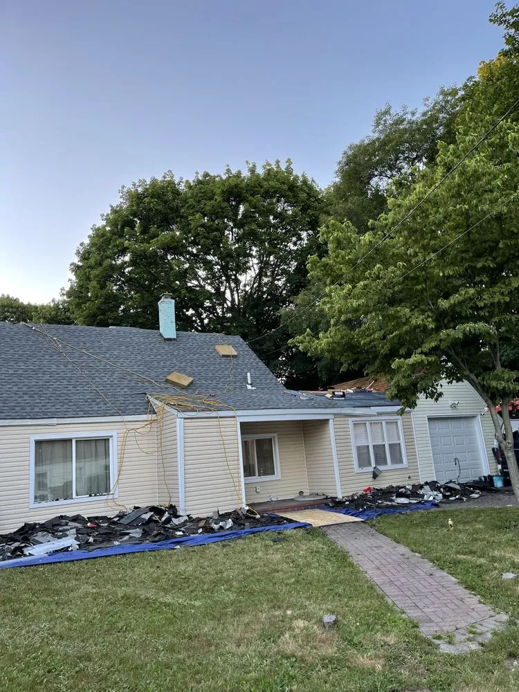 Slide of Galaxy Roofing