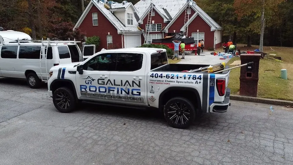 Slide of Galian Roofing