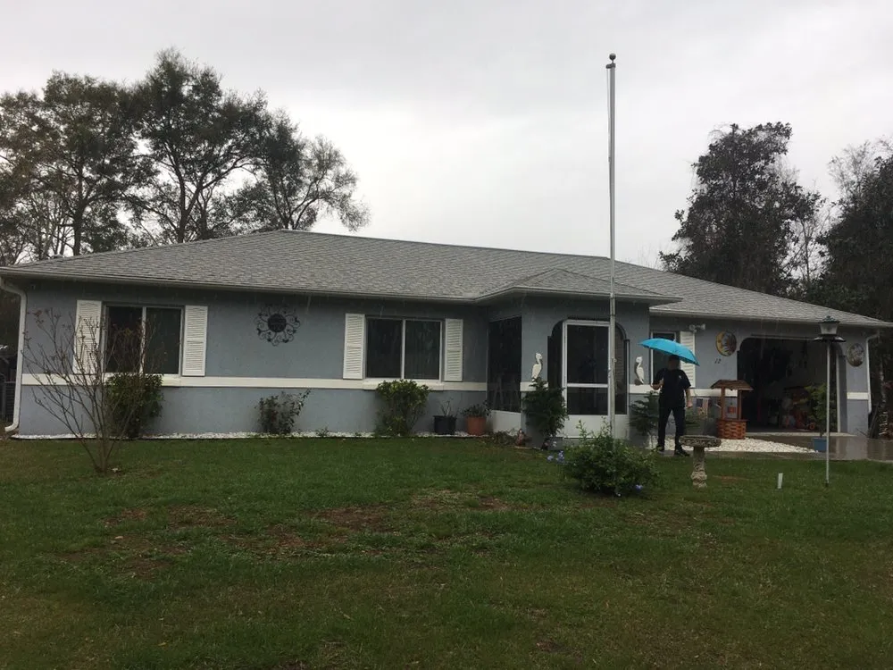 Slide of Gallagher Roof Cleaning