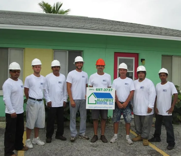 Slide of Galloway Roofing