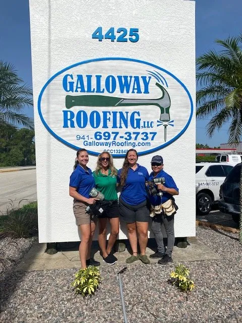 Slide of Galloway Roofing