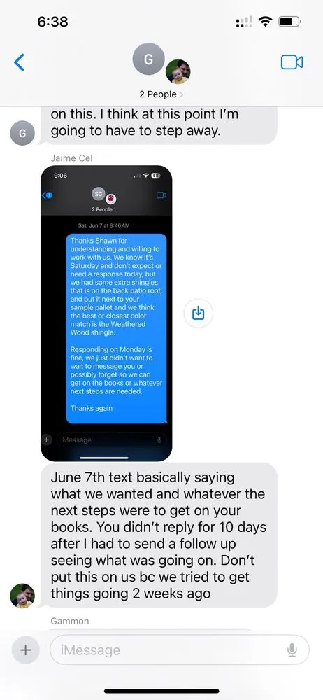 Slide of Gammon Exteriors