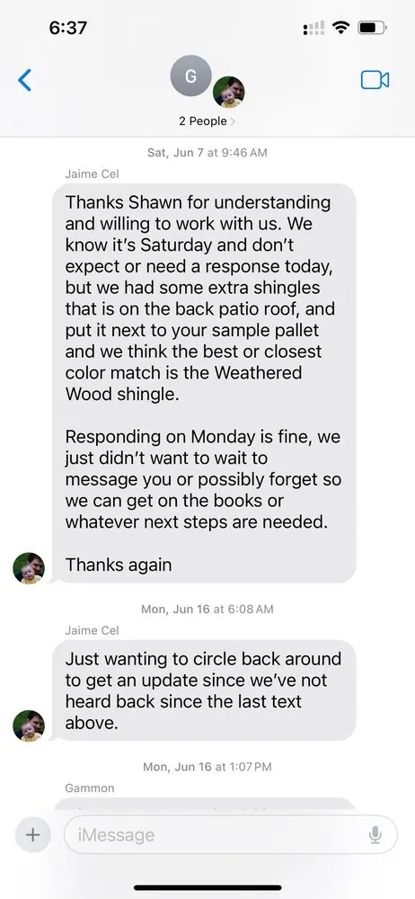 Slide of Gammon Exteriors