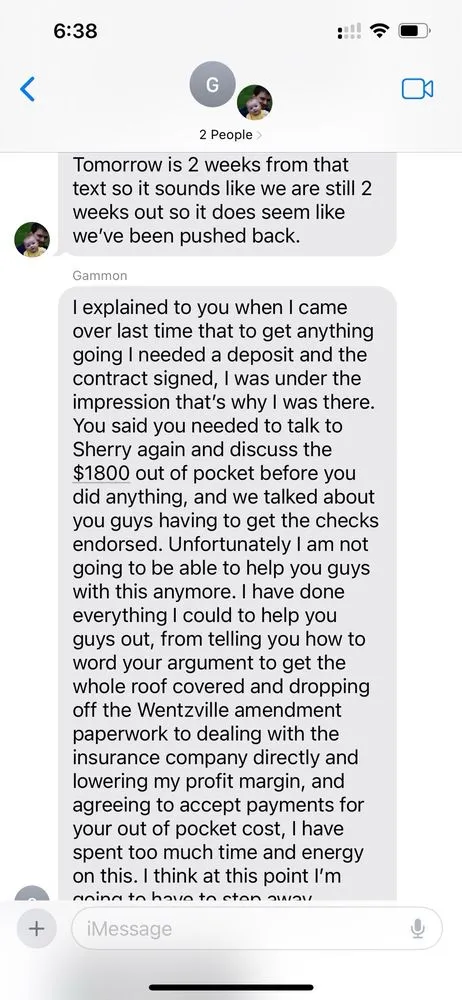 Slide of Gammon Exteriors