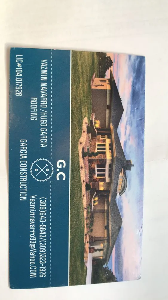 Slide of Garcia construction