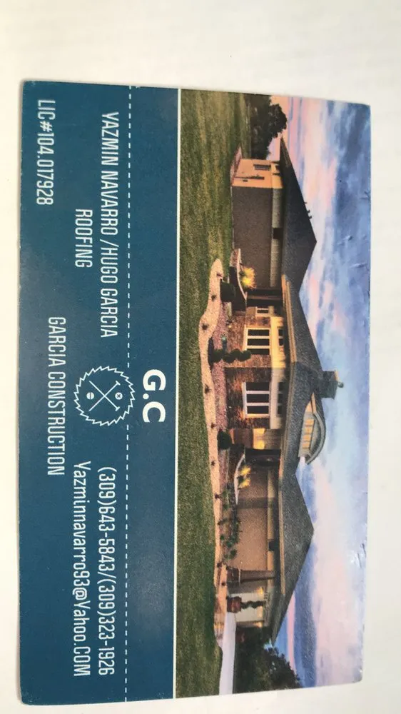 Slide of Garcia construction
