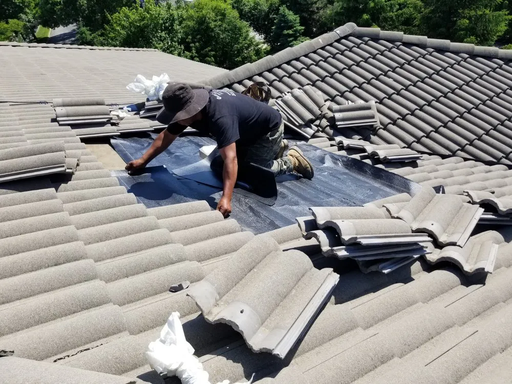 Licensed flat roof repair in Franklin Township, NJ by Garden State Roofing & Construction