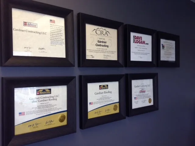 Slide of Gardner Roofing