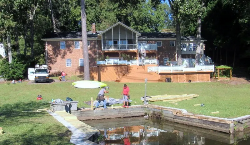 Slide of Garier Construction and Gutters