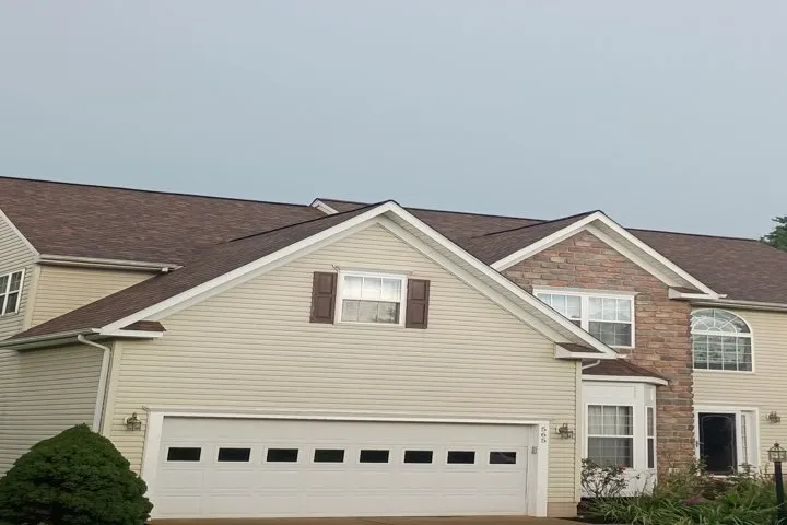 Emergency flat roof repair for residential properties in Boston, VA by Garrett Roofing and Construction