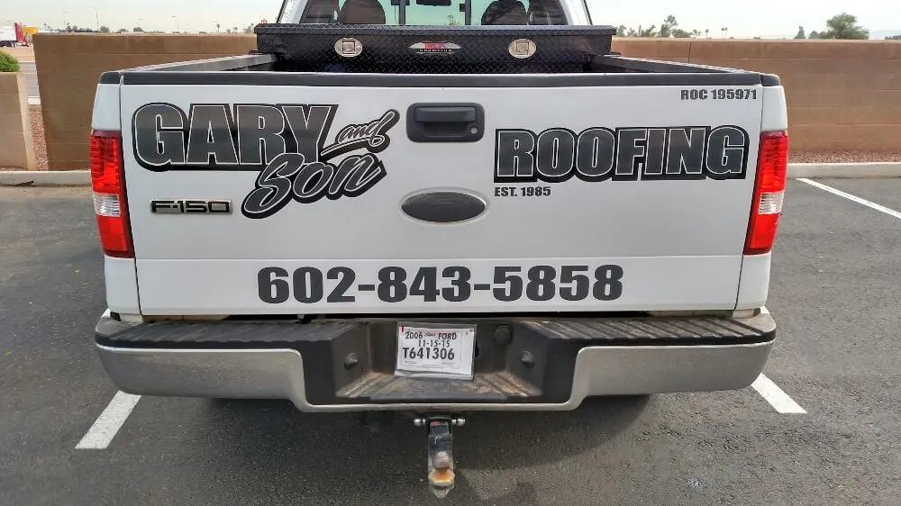 Slide of Gary and Son Roofing