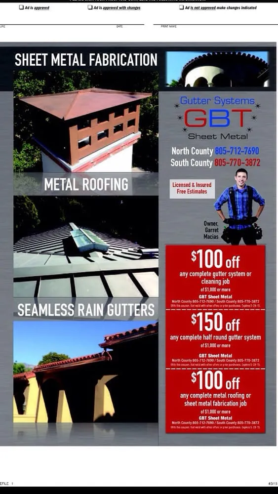 Slide of GBT Sheet Metal