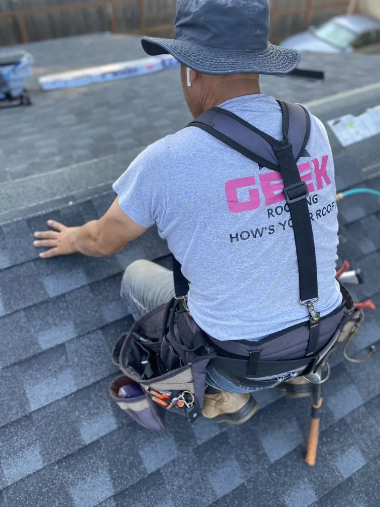 Slide of Geek Roofing