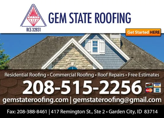 Gem State Roofing Logo