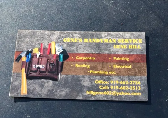 Slide of Gene's Handyman Services