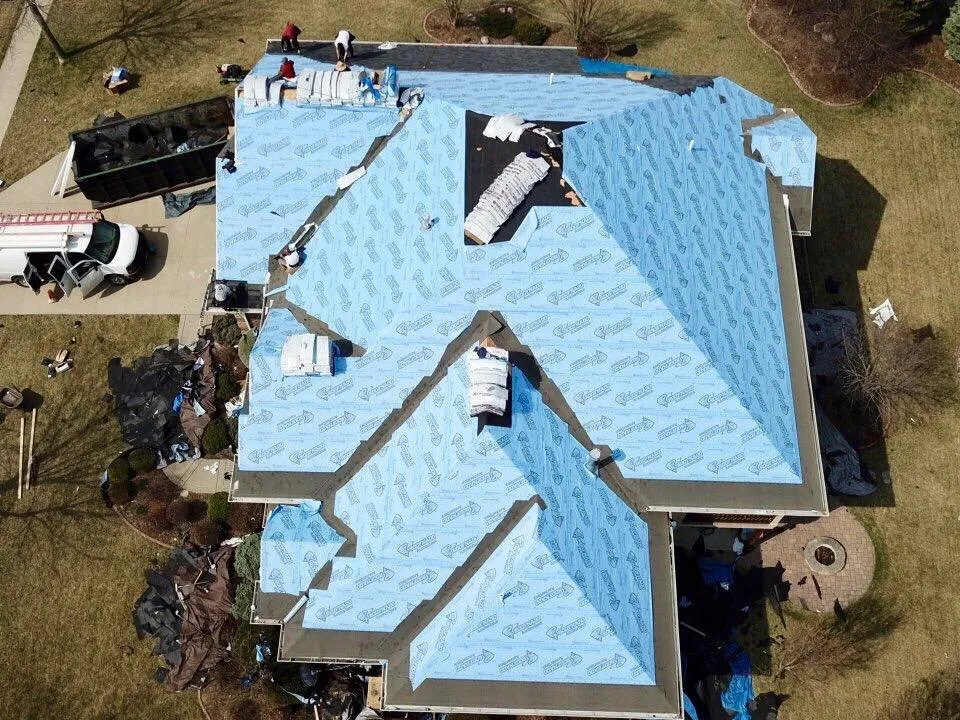 Emergency metal roofing installation in Cumming, IA - Genesis Roofing