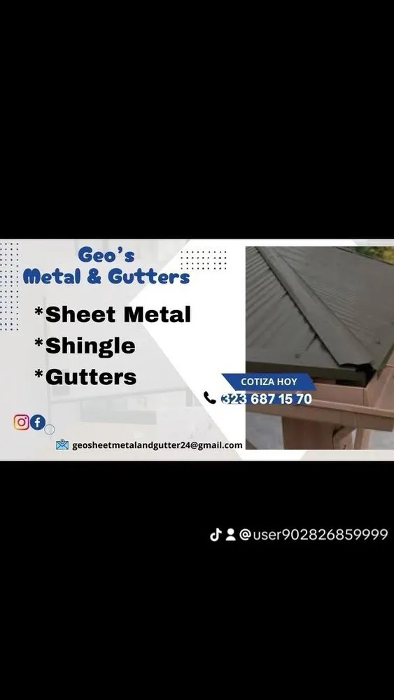 Slide of Geo' Metal  And Gutters