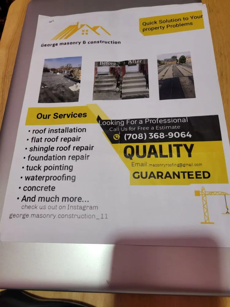 Slide of George Masonry & Construction