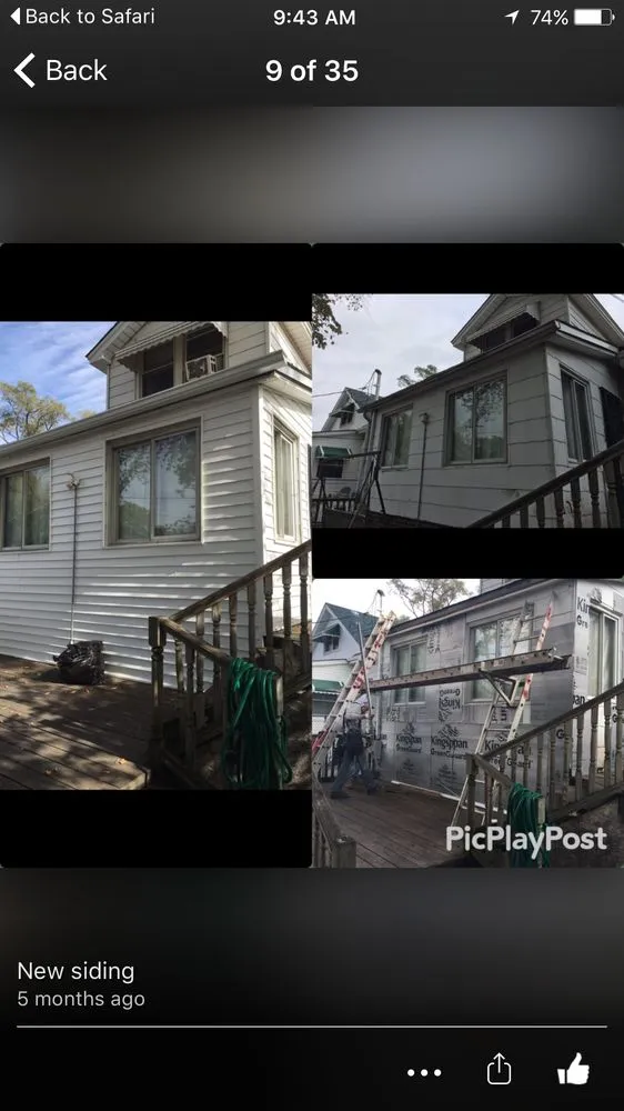 Slide of George Roofing & Masonry