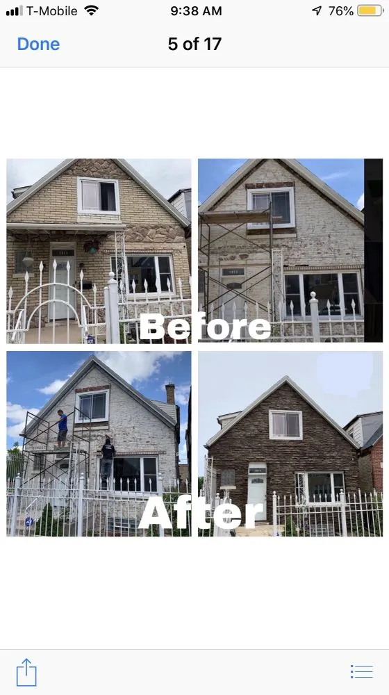 Slide of George Roofing & Masonry