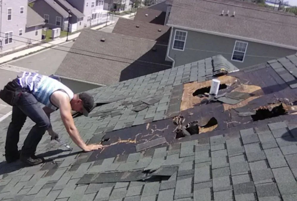 Licensed storm damage roof repair experts serving Surry, NH - George’s Roofing and Paving