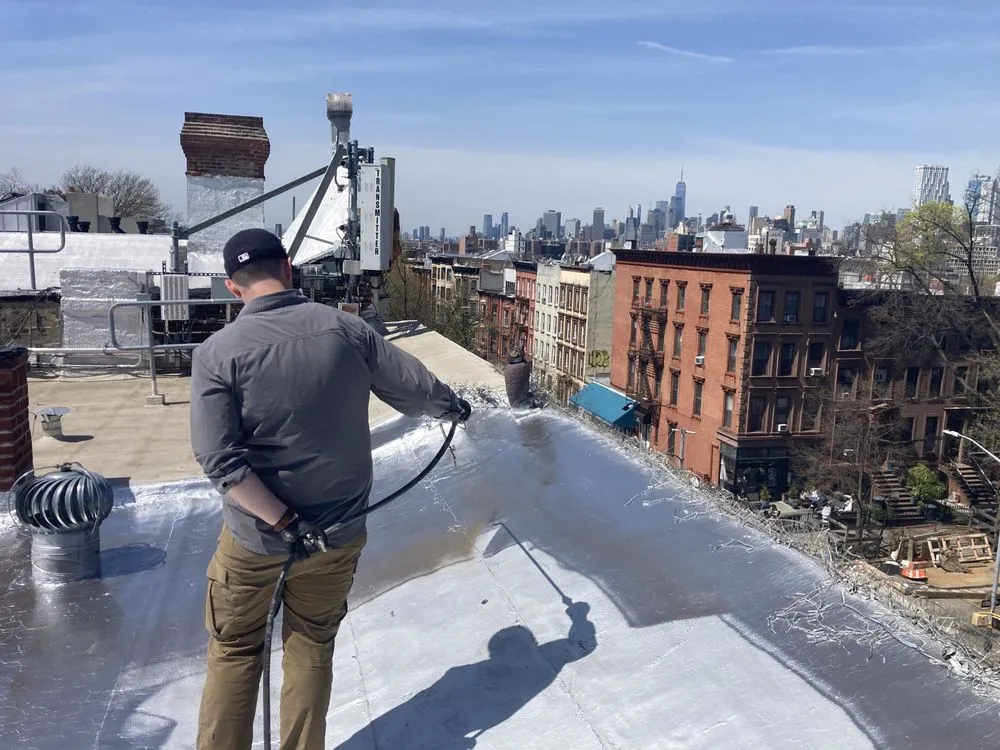 Slide of George's Roofing