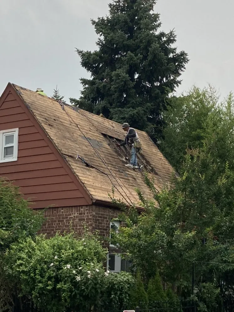 Slide of George's Roofing