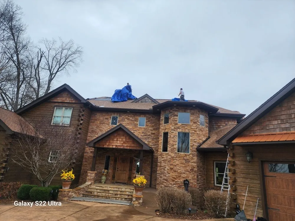 Reliable roof leak repair after storm damage across Holladay, TN - George's Roofing