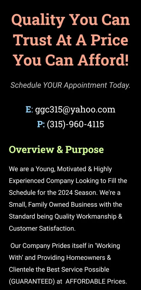 Slide of Geovanie's General Contracting