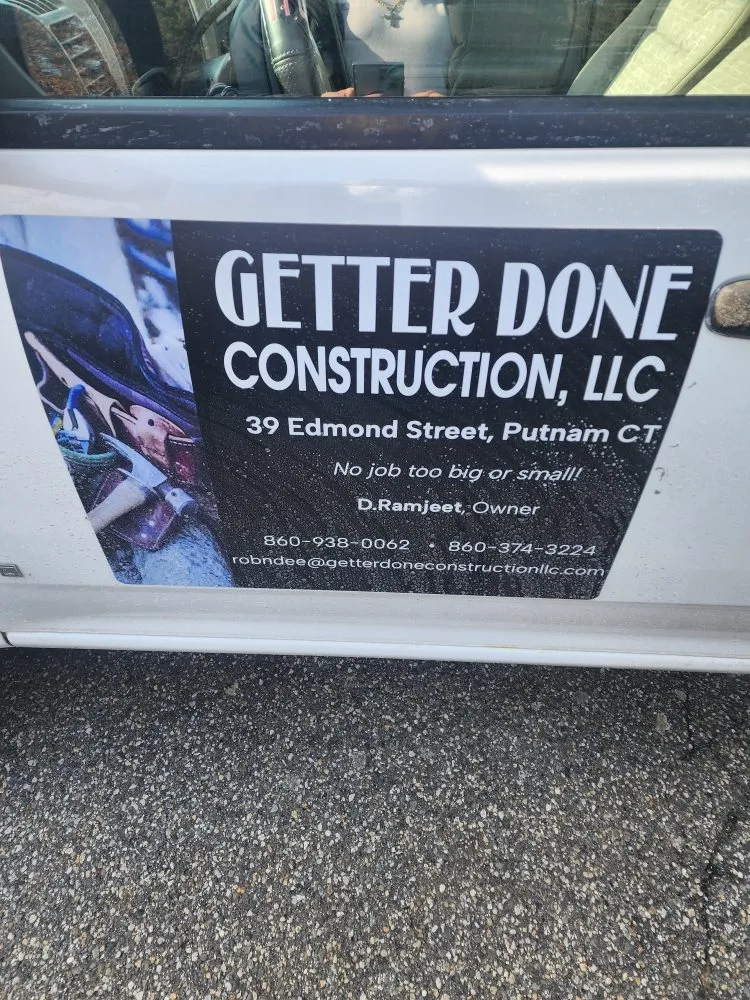 Slide of Getter Done Construction