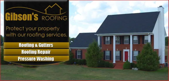 Slide of Gibson's Roofing