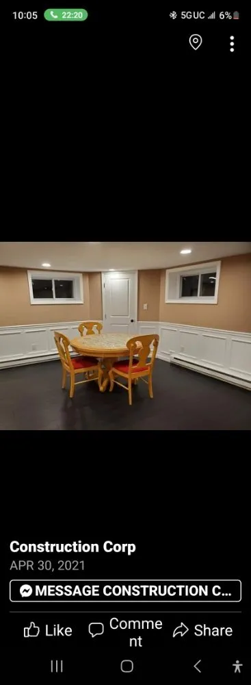 Slide of Giovanniello Construction