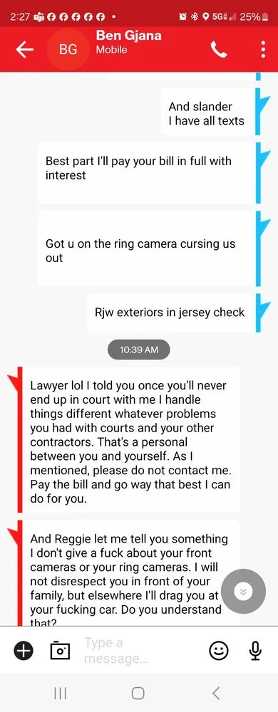 Slide of Gjana Construction