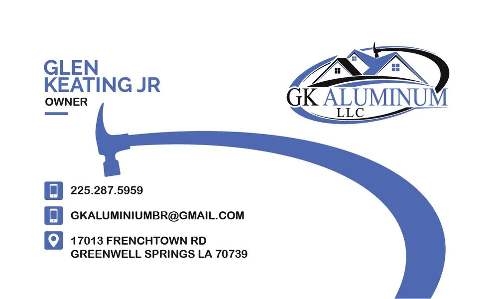 Professional roof replacement in Greenwell Springs, LA by GK Aluminum