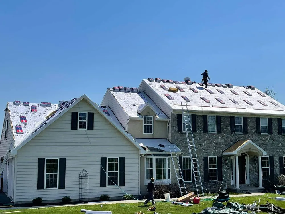 Licensed residential roofing service for fast service in Ottsville, PA by G&K Gutters & Roofing
