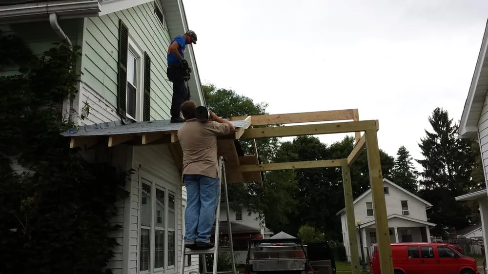 Slide of Glacier Construction