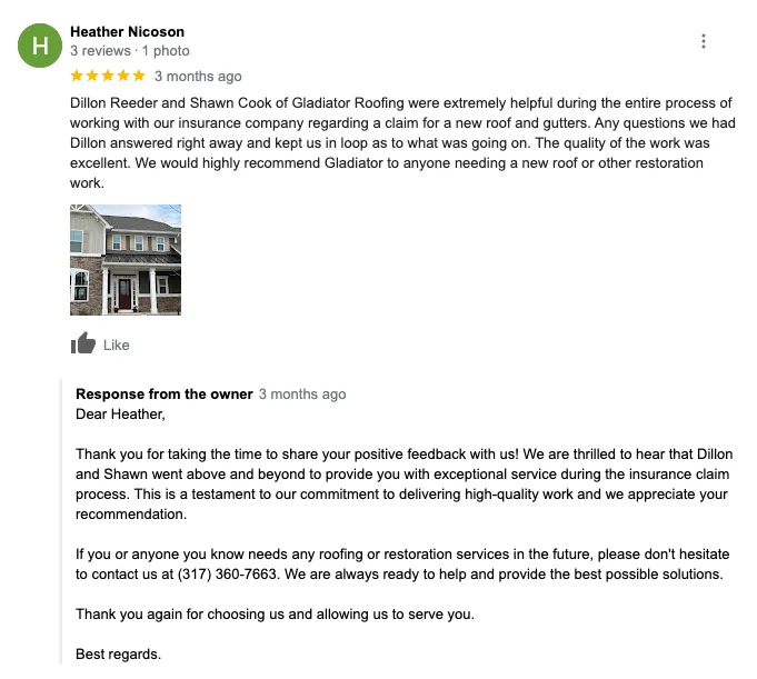 Slide of Gladiator Roofing & Restoration