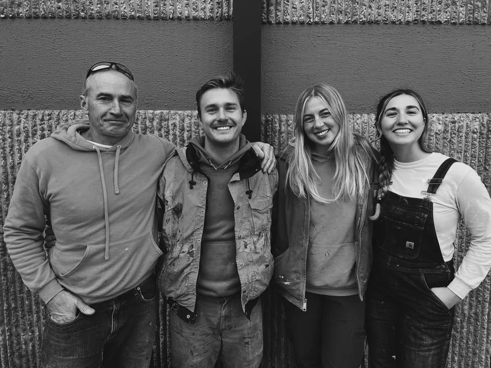 Slide of Glamper Construction