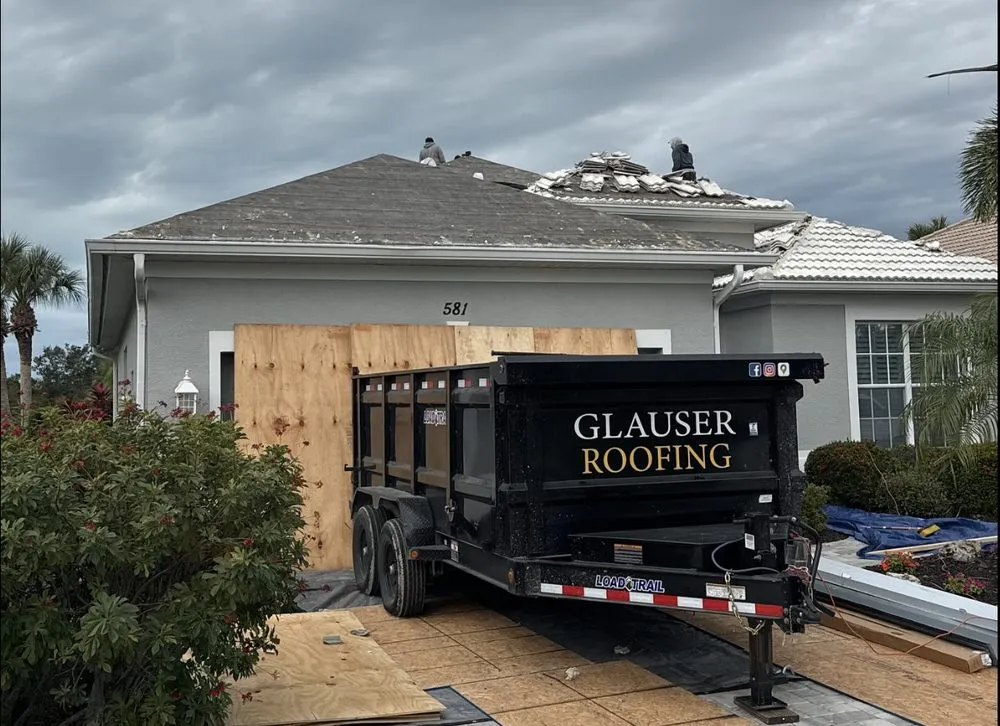 Slide of Glauser Roofing