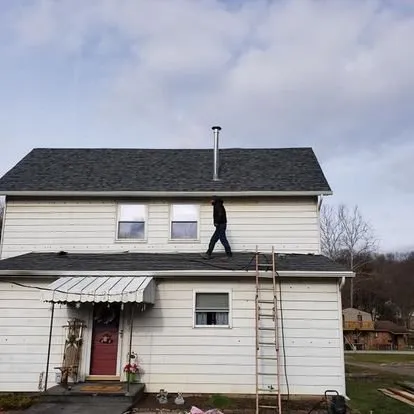 Professional residential roofing service after storm damage in Graysville, PA by Glendenning Construction
